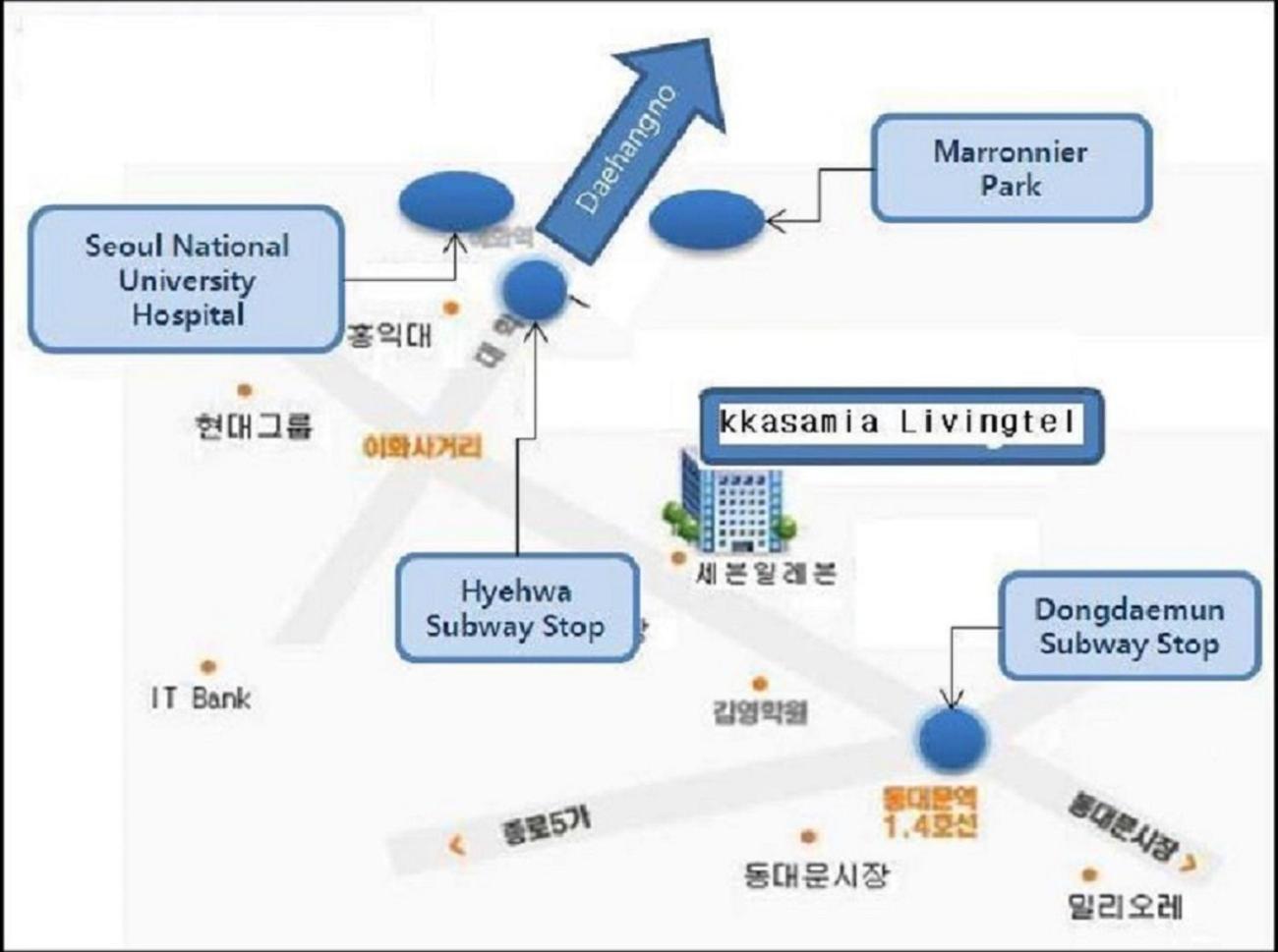 Anamia Hostel Seoul Luaran gambar